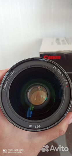 Объектив canon ef 24-70 f2.8 L