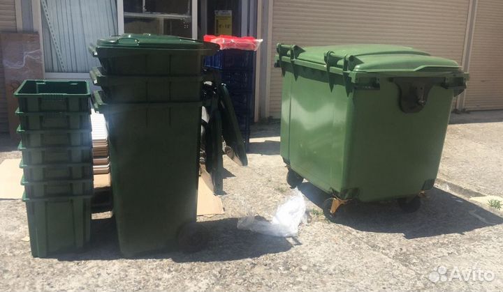 Контейнеры мусорные. Евроконтейнеры (новые),Баки