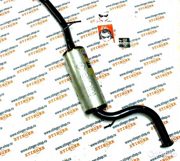 Глушитель mute Mazda 3 I (BK) хетчбек, без насадки