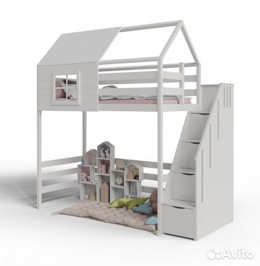 Детская кровать чердак и игровая зона