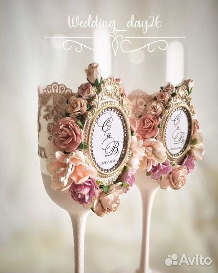 Бокалы на свадьбу