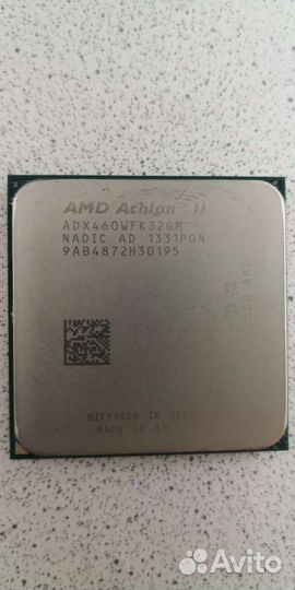Процессор AMD athlon II x3 460