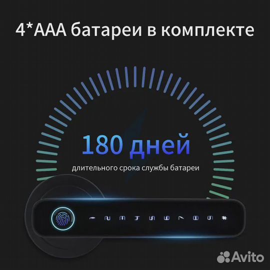 Умный дверной замок с сенсорным кодовым набором