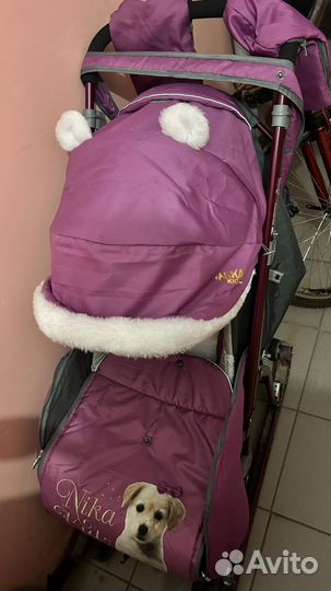 Коляска санки