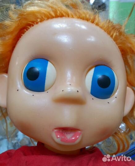 Кукла СССР флиртующая рыжий футболист Кругозор