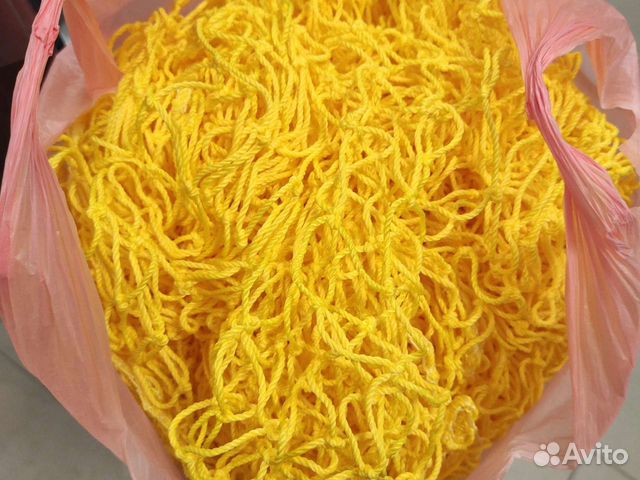 Сетка желтая, шарики