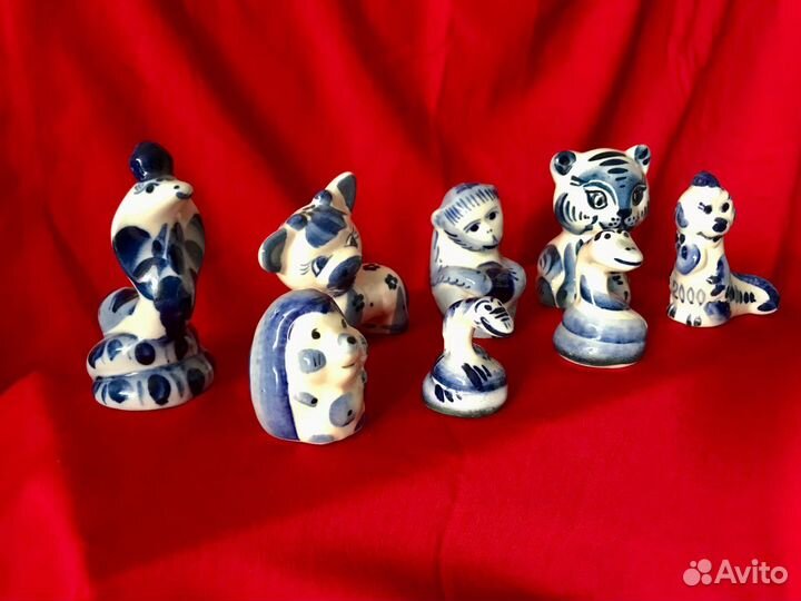 Фигурки гжель