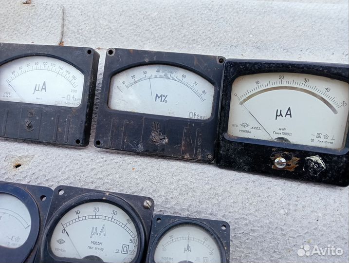Вольтметры, амперметры, микроамперметры СССР