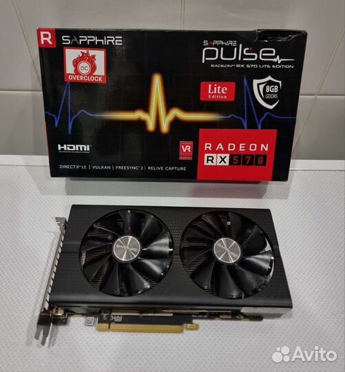 Видеокарта Radeon RX 570 8gb