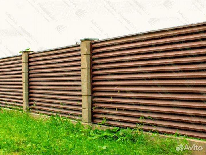Забор жалюзи