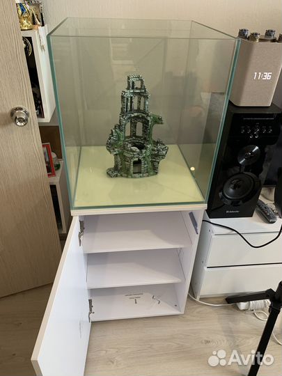 Аквариум с тумбой 500х500х550мм