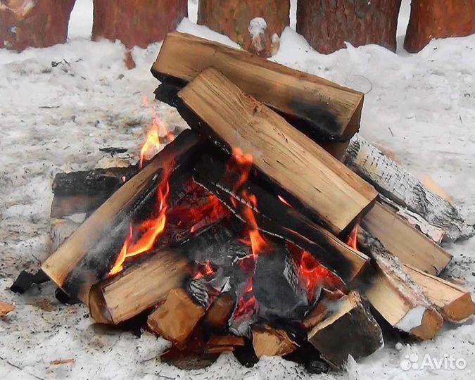 Дрова колотые,любых пород и размеров.Цена за 1 куб