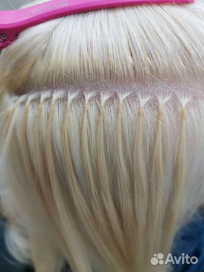 Снятие наращённых волос