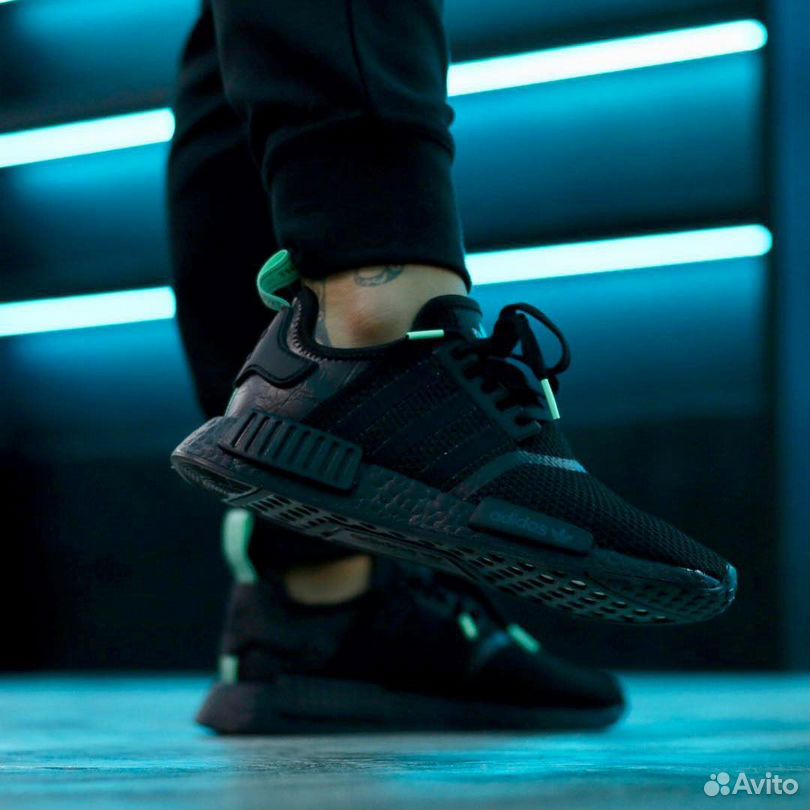 Adidas NMD R1 Mint Glow AQ1102 US 5