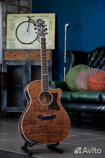 Электроакустическая гитара Cort GA5F-FMH-OP