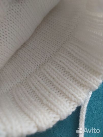 Шапка зимняя детская двухслойная 47-50 (меринос)