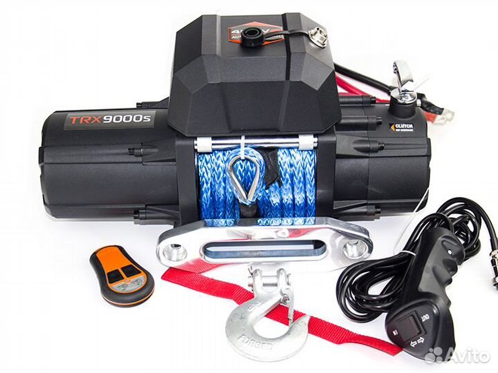 Лебедка 4Revo 9000S узкий барабан, синтетика