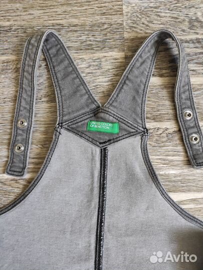Джинсовый сарафан Benetton