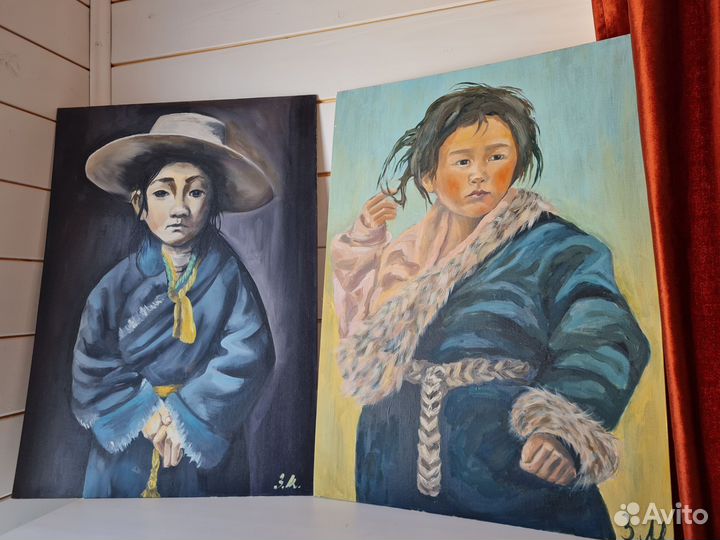 Картины маслом триптих