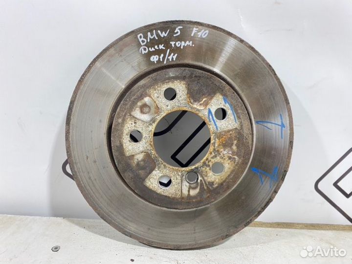 Диск тормозной передний правый Bmw 5-Series F10 До