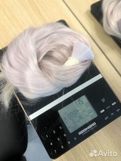 Волосы для наращивания 50 см блонд