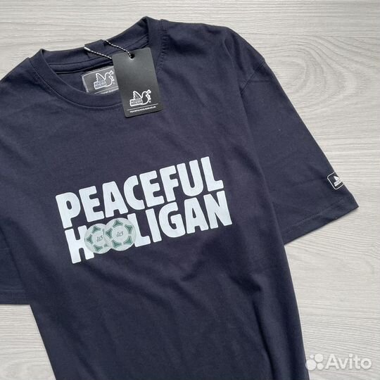 Футболка Peaceful Hooligan Tango Navy