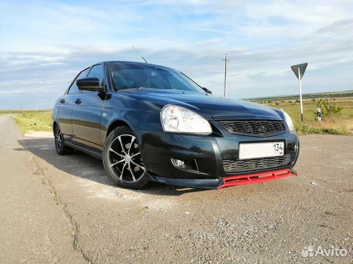 Нижняя губа сплиттер на лада приора