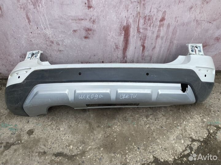 Skoda yeti бампер задний