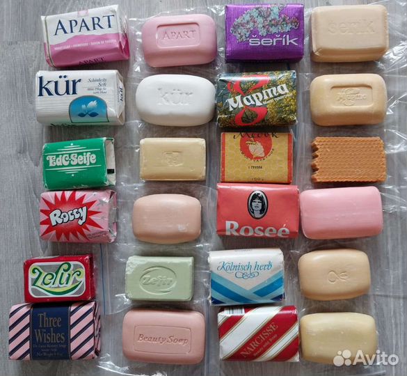 Мыло времён СССР коллекционное