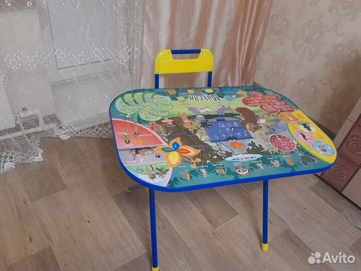 Стол и стул складной для дошкольника