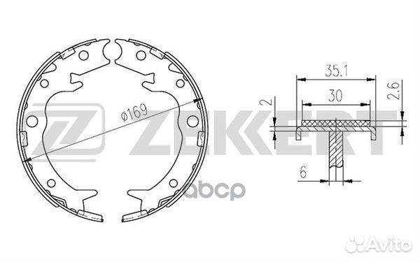 Колодки тормозные Honda Accord IV 03, CR-V II