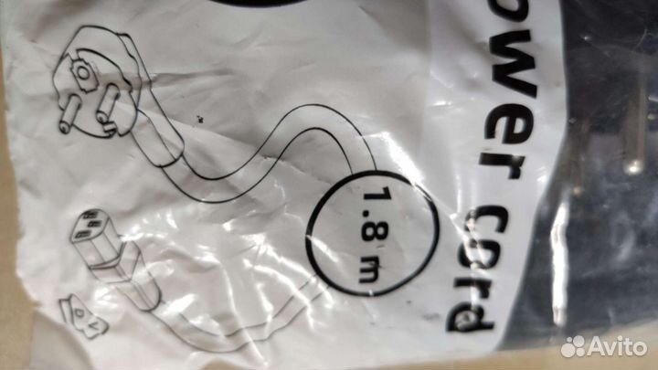 Кабель питания 220 для ноутбука,новый