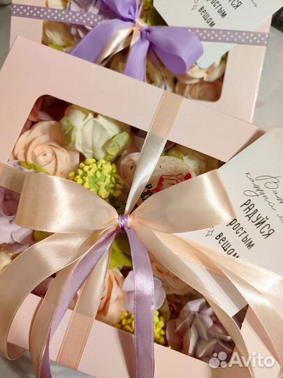 Зефирный букет/зефирный бокс/сладкий подарок
