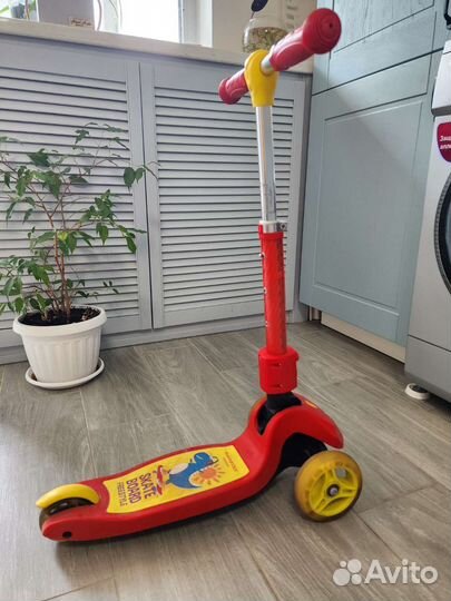 Самокат детский трехколесный бу