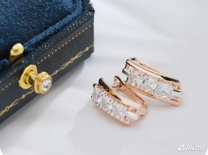 Комплект серьги + кольцо