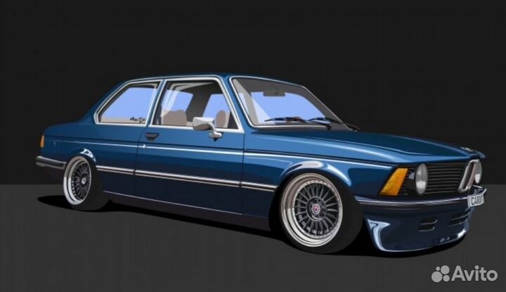 Сборная модель Bmw e21