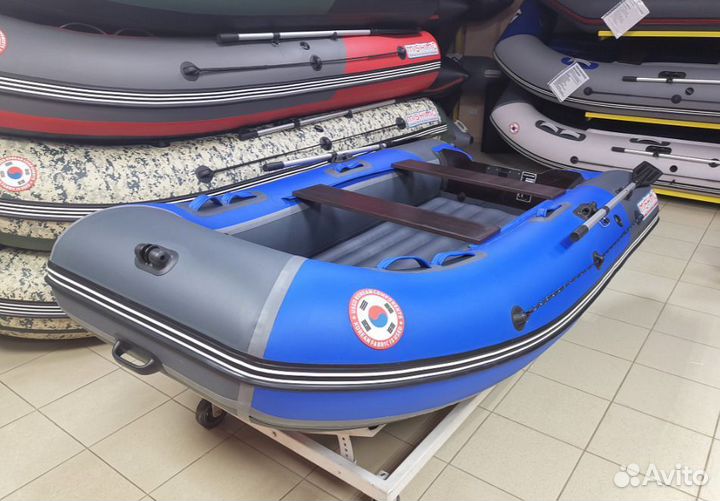 Лодка mishimo PRO 430, синий цвет