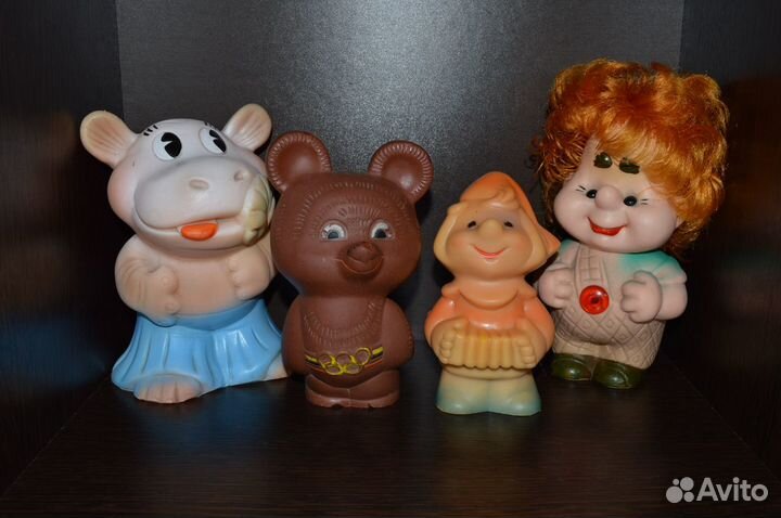 Резиновые игрушки СССР, Дед мороз и снегурочка