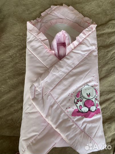 Конверт одеяло на выписку зима