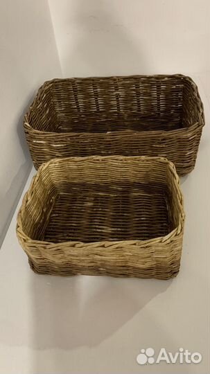 Набор из двух плетеных органайзеров