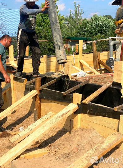 Бетон на плиту