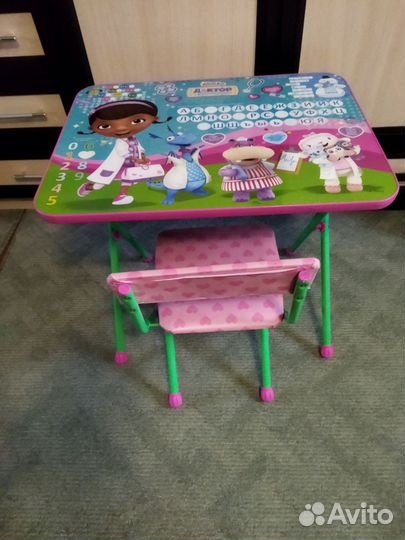 Детский стол и стул