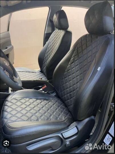 Чехол кожа largus 7 мест