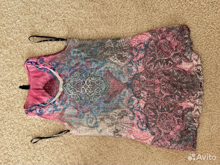 Топ с пайетками