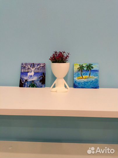 Мини картины 10 на 10