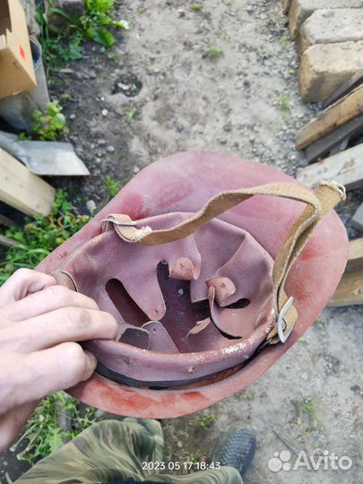 Шлем каска пожарного 50 годы
