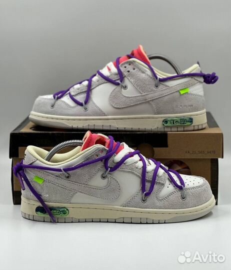 Кроссовки Nike Dunk Low & Off-White