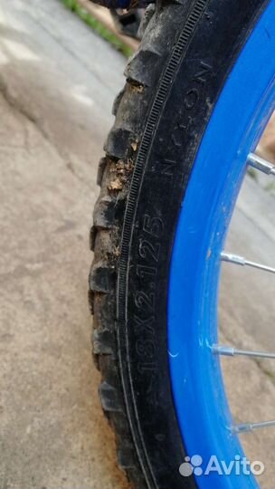 Велосипед детский 18 колеса vector nameless