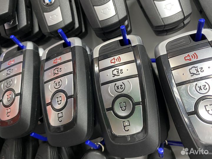 Ключ Mustang Ford 902 мгц с автозапуском