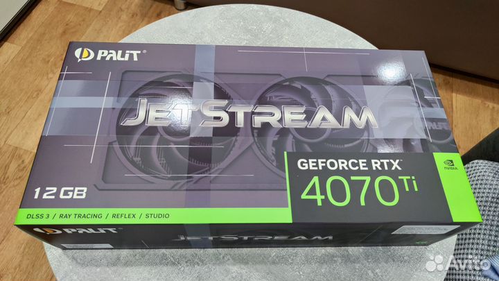Видеокарта Palit GeForce RTX 4070 Ti JetStream